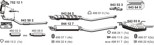 ERNST 050746 Exhaust System